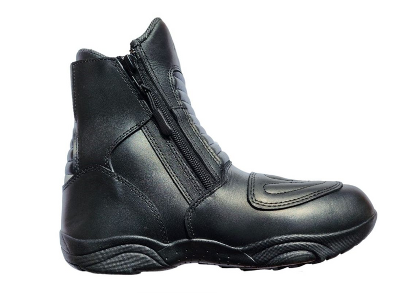 Yes Bike Double Zip Biker Boots