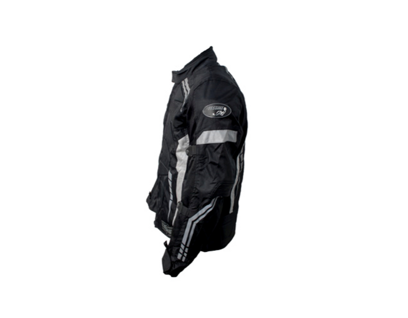 Yes Bike Textile Motorcycle Riding Jacket Black