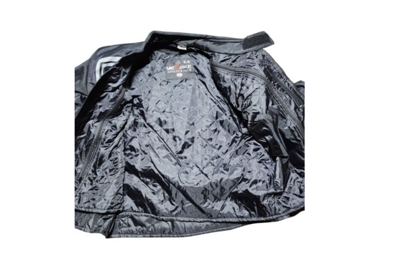 Yes Bike Textile Motorcycle Riding Jacket Black