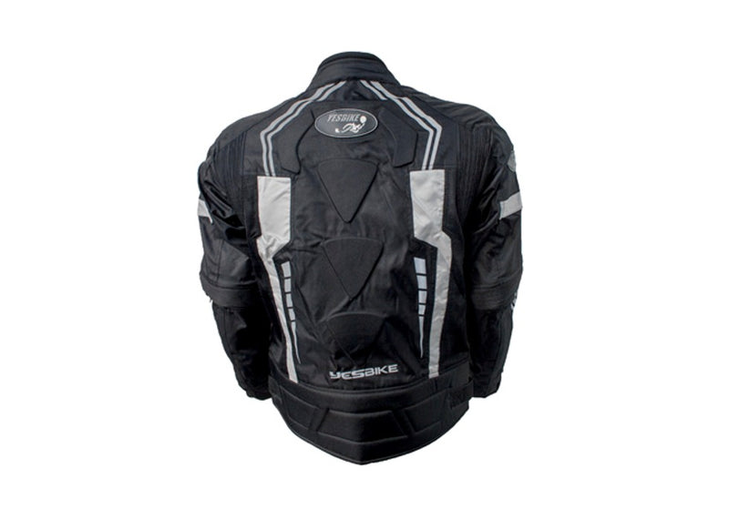 Yes Bike Textile Motorcycle Riding Jacket Black